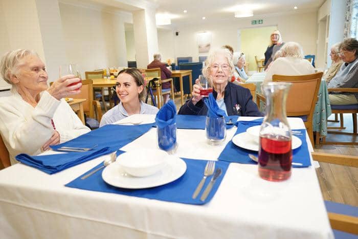Dining Room at Ambleside Care Home Bexhill