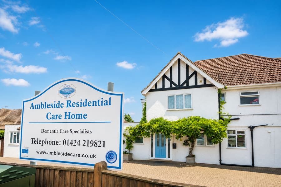 Ambleside Care Home Bexhill Front With Sign 900px